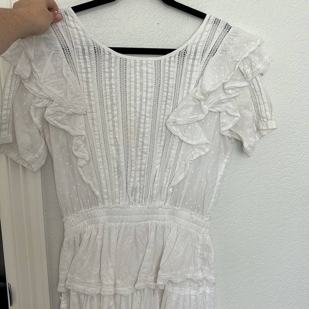 Love Shack Fancy White Natasha Dress - Picture 3 of 7